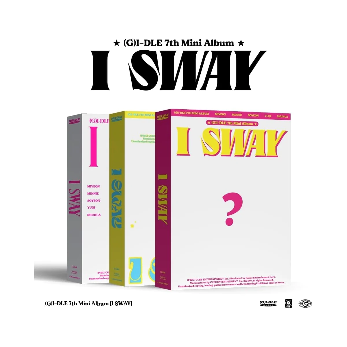 (G)I-DLE - I SWAY (Special Beat Version) (7th Mini Album) 