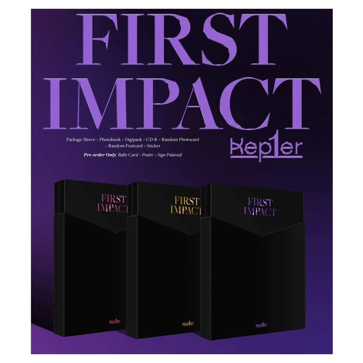 Kep1er - FIRST IMPACT (1st Mini Album) 