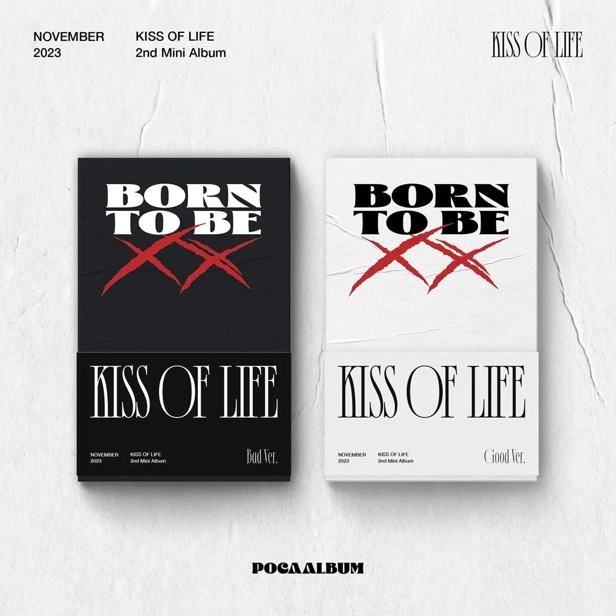 KISS OF LIFE - Born to be XX (Good Version) (POCA) (2nd Mini Album) 