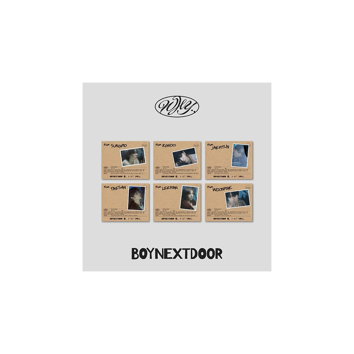 BOYNEXTDOOR - WHY... (LETTER version) (1st Mini Album) 