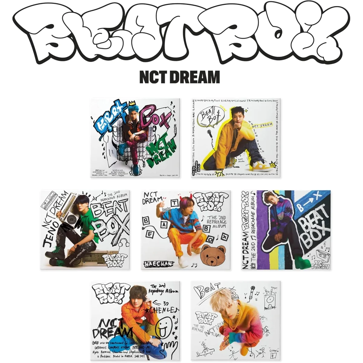 NCT DREAM - Beatbox (Digipack Version) (2nd Album Repackage) 