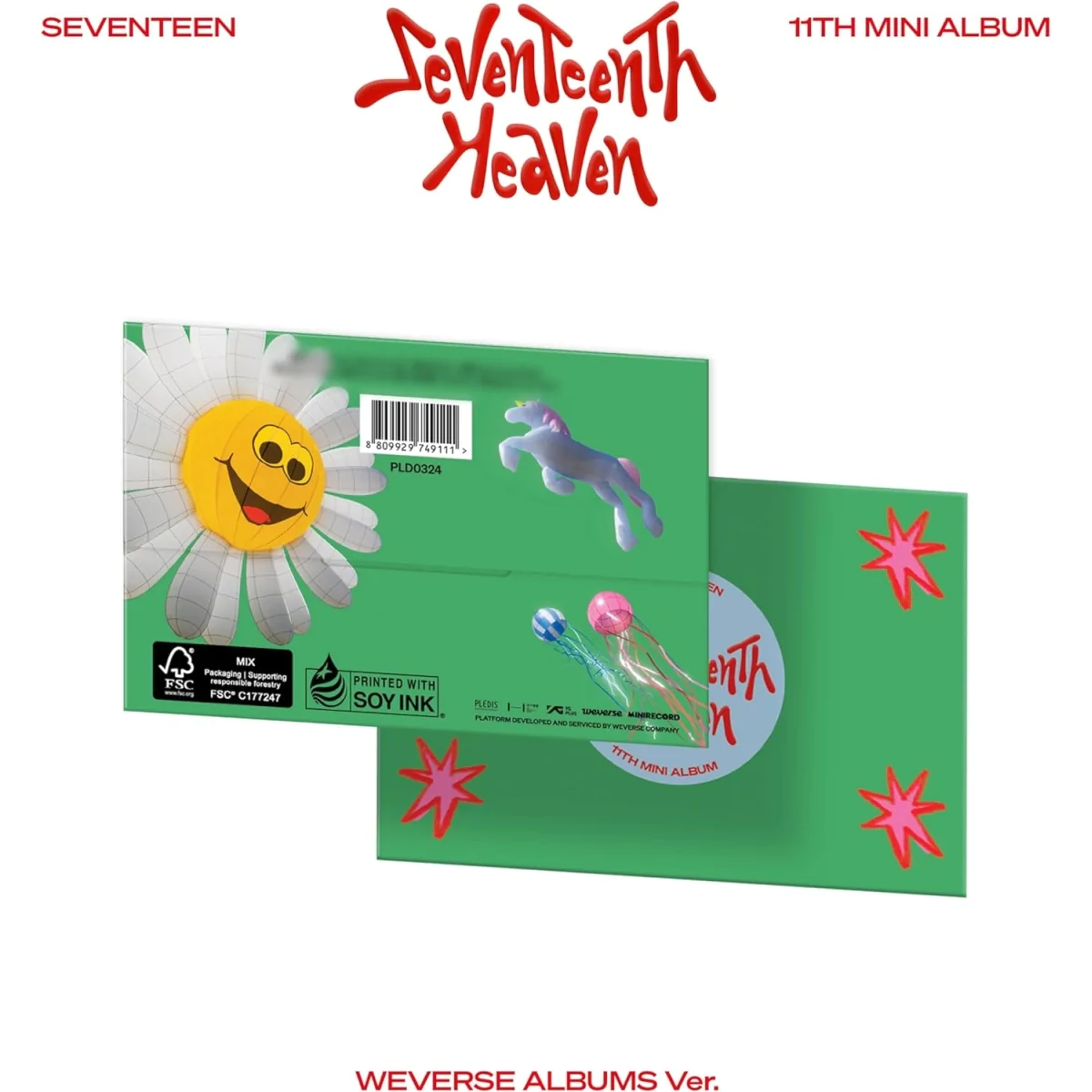 SEVENTEEN - SEVENTEENTH HEAVEN (Weverse Albums version) (11th Mini Album) 
