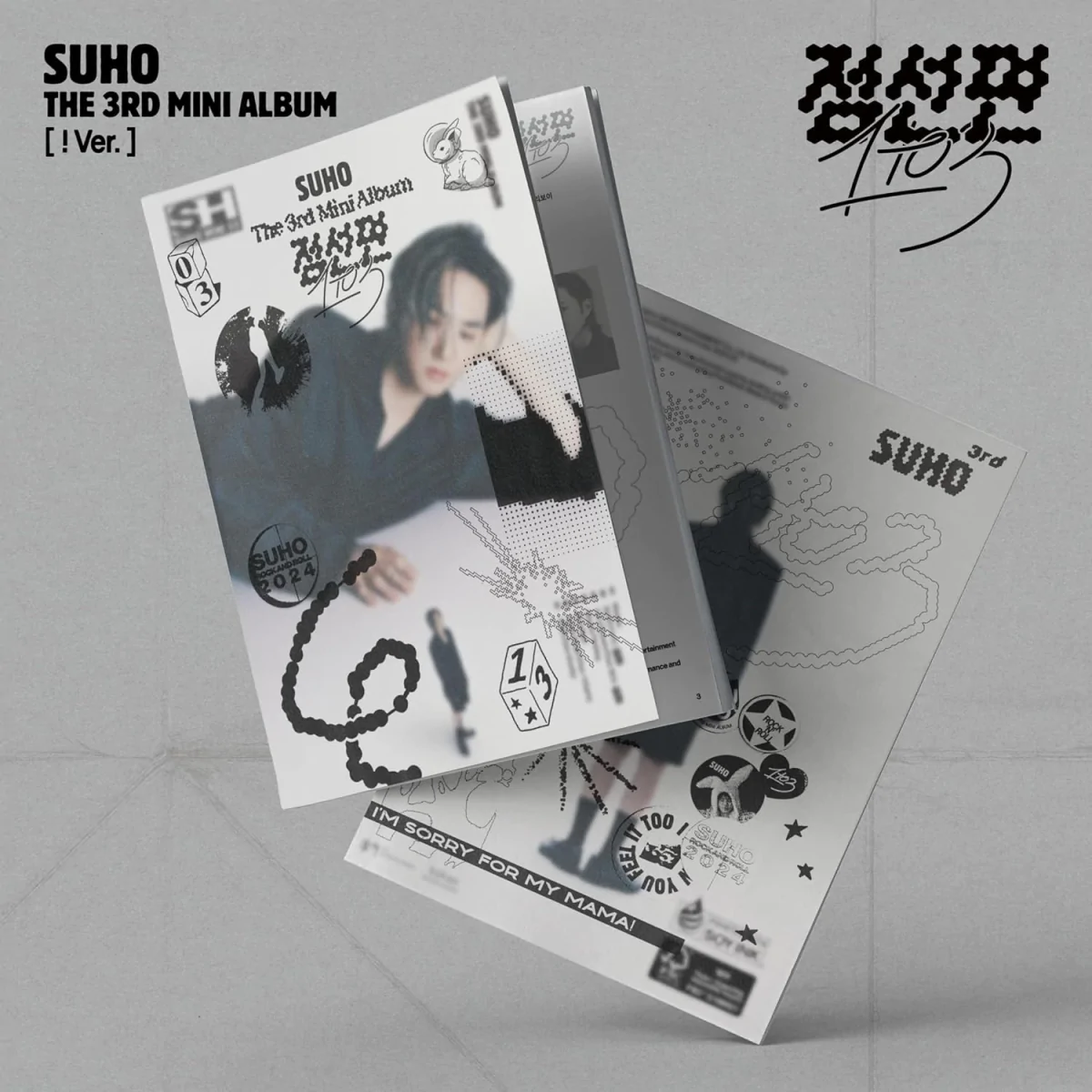 SUHO - 점선면 (1 to 3) (! Version) (3rd Mini Album)