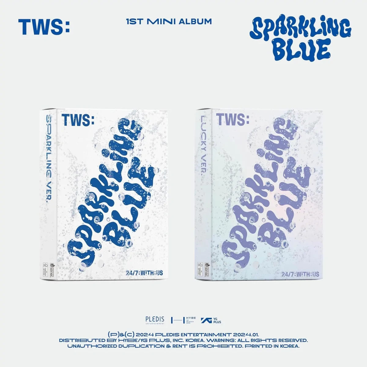TWS - Sparkling Blue (Lucky Version) (1st Mini Album) 
