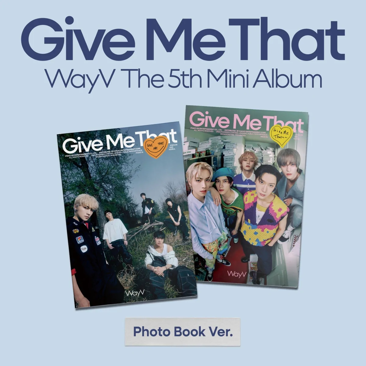 WayV - Give Me That (Photobook Version) (5th Mini Album) 