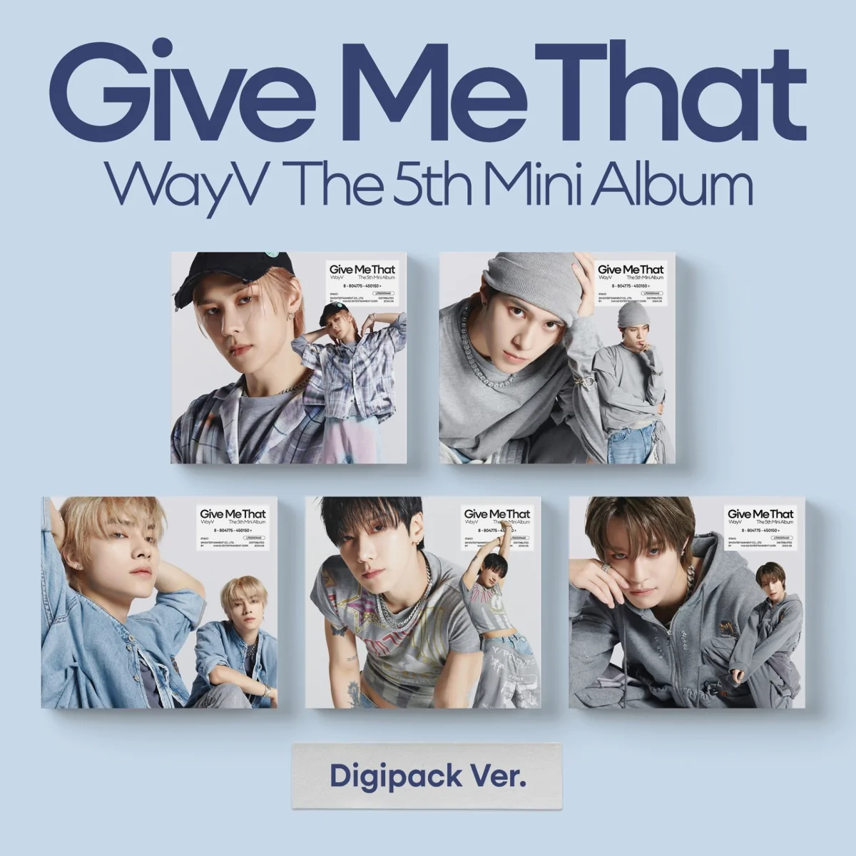 WayV - Give Me That (Digipack Version) (5th Mini Album) 