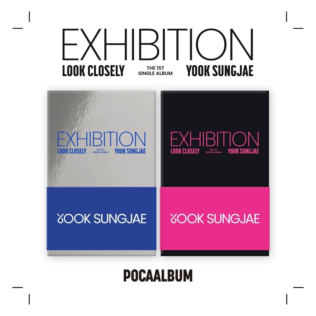 YOOK SUNG JAE - EXHIBITION : Look Closely (POCA ALBUM) (1st Single Album) 