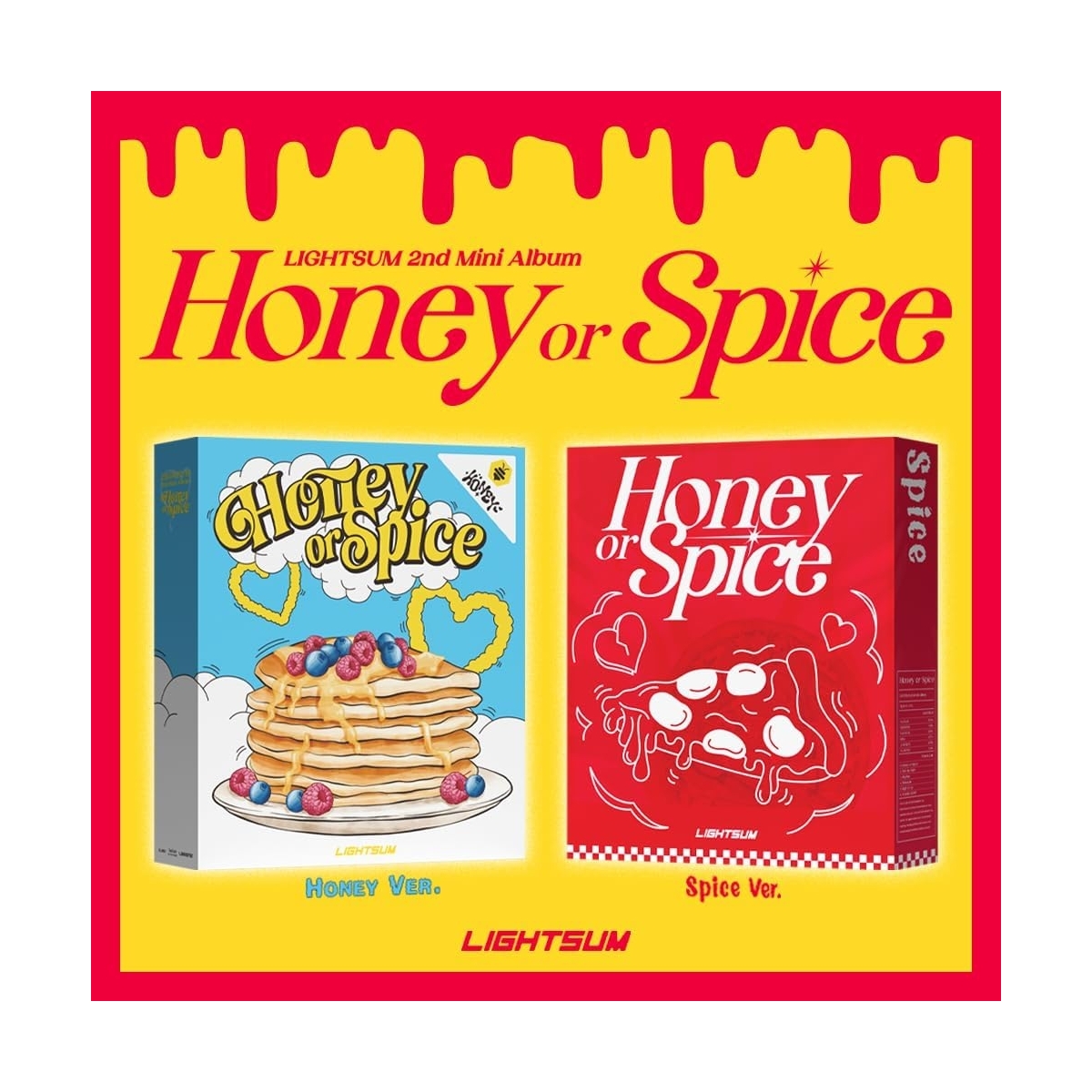 LIGHTSUM - Honey or Spice (2nd Mini Album) 