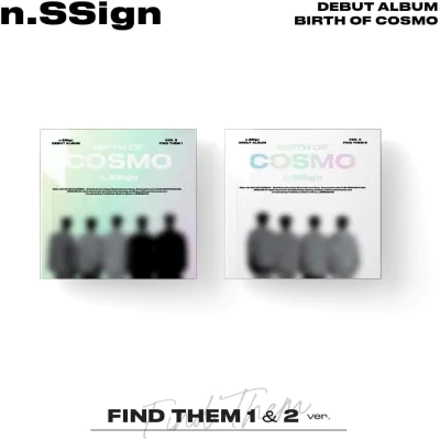 n.SSign - DEBUT ALBUM : BIRTH OF COSMO (FIND THEM 1 or FIND THEM 2 version) 