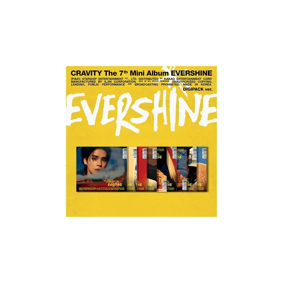 CRAVITY – EVERSHINE (Digipack Version) (7th MIni Album) 