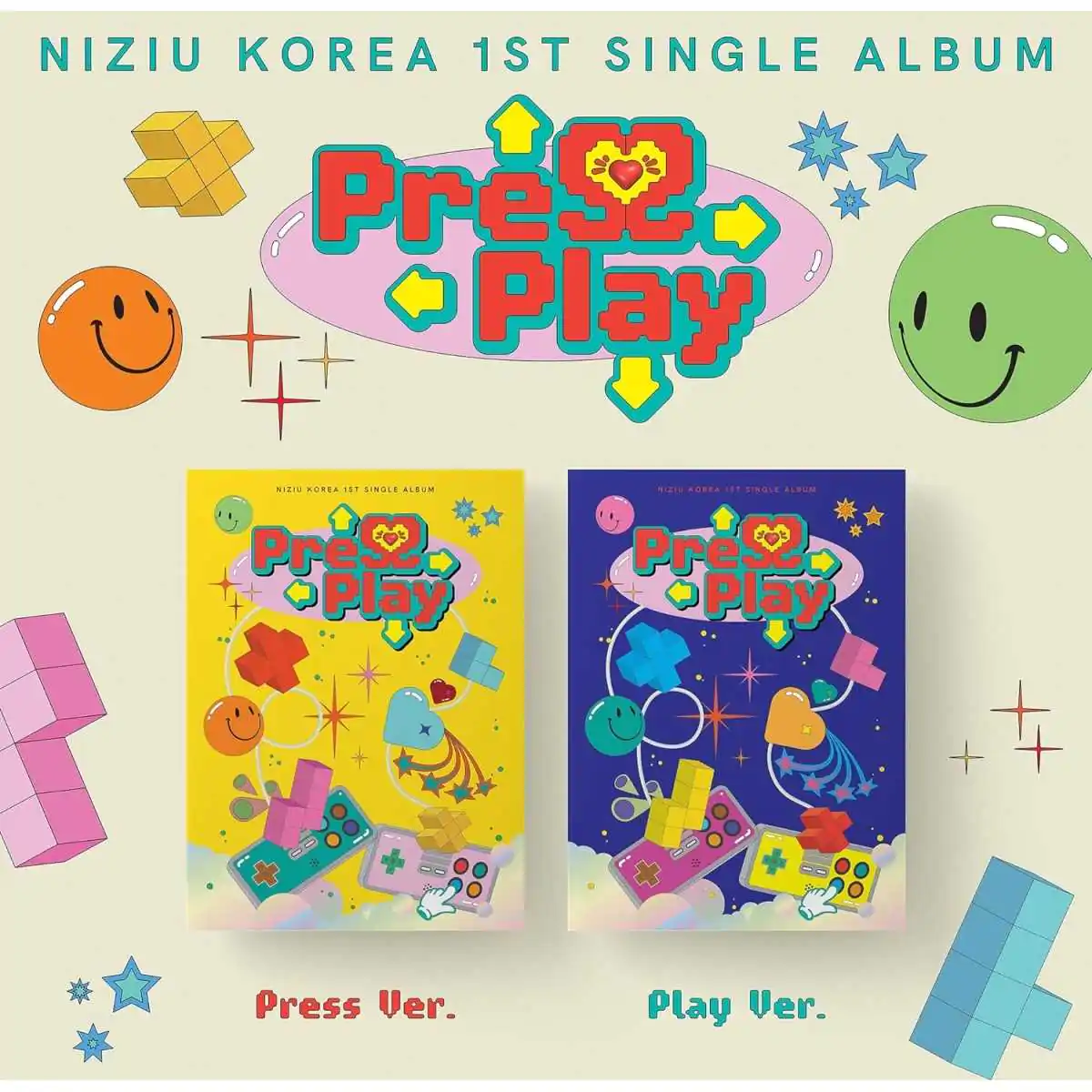 NiziU - Press Play (Press Version) (1st Single Album) 