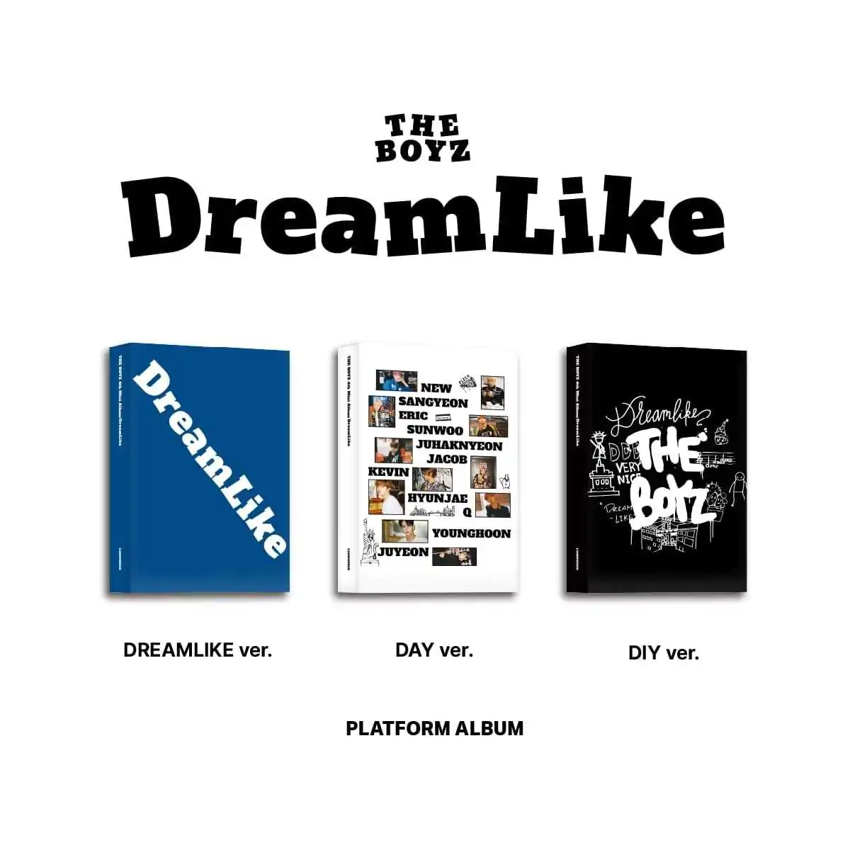 THE BOYZ - DREAMLIKE (Platform Version) (4th Mini Album) 