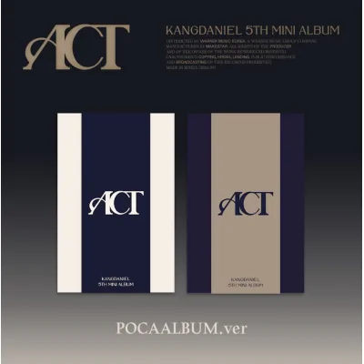 KANG DANIEL - ACT (5th Mini Album) (POCA ALBUM) 