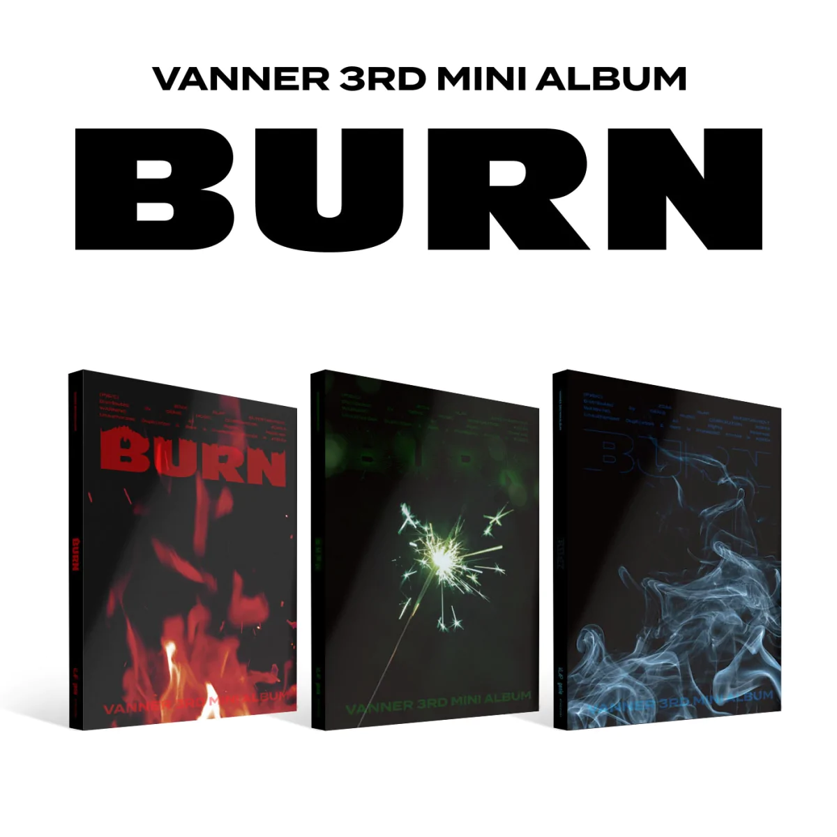 VANNER - BURN (3rd Mini Album) 