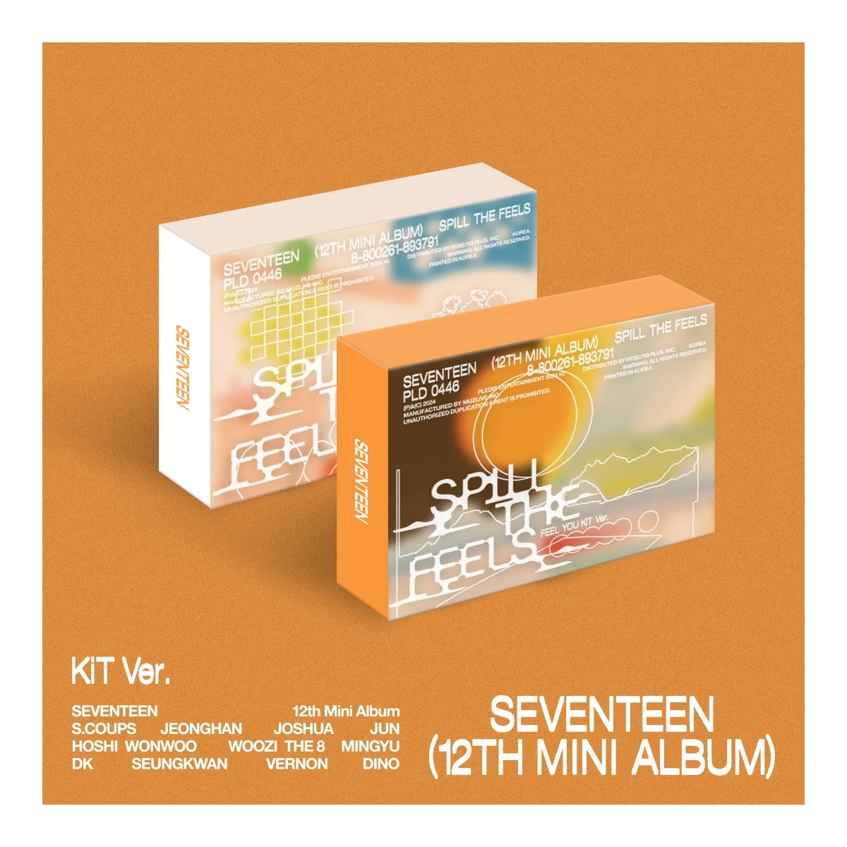 SEVENTEEN - SPILL THE FEELS (FEEL NEW KiT Version) (12th Mini Album) 