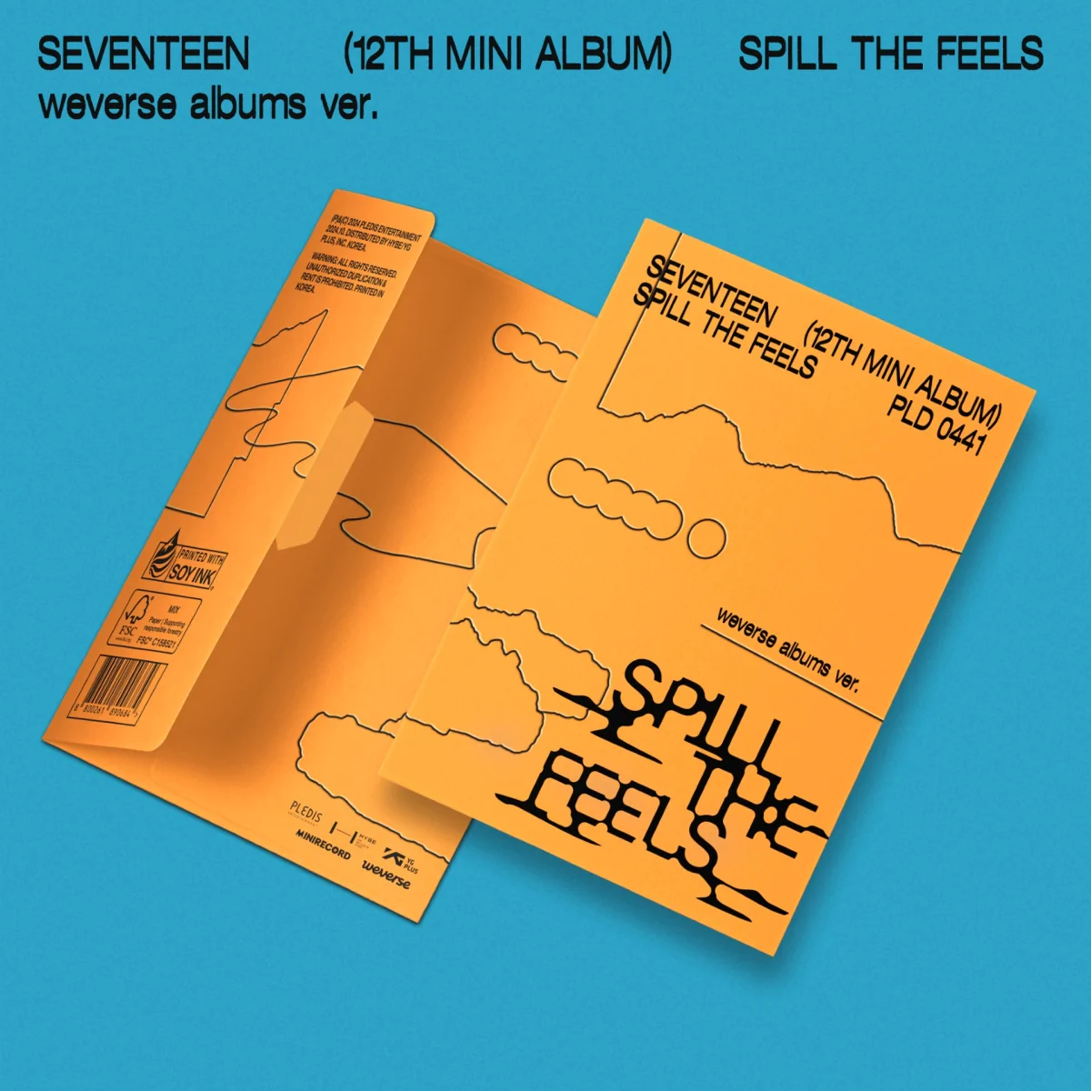 SEVENTEEN - SPILL THE FEELS (Weverse Albums version) (12th Mini Album) 