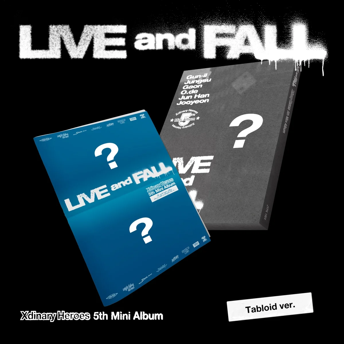 Xdinary Heroes - LIVE and FALL (Tabloid version) (5th Mini Album) 