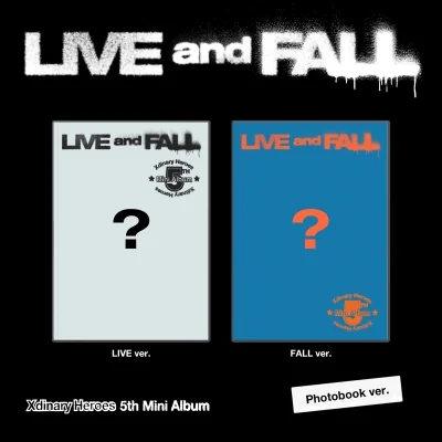 Xdinary Heroes - LIVE and FALL (Photobook Version) (5th Mini Album) 