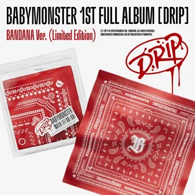 BABYMONSTER - DRIP (BANDANA Version, Limited Edition) (1st Album)