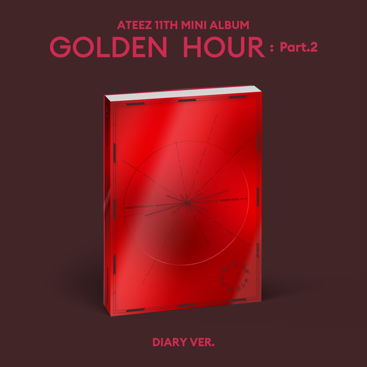 ATEEZ - GOLDEN HOUR : Part.2 (DIARY VERSION) (11th Mini Album)