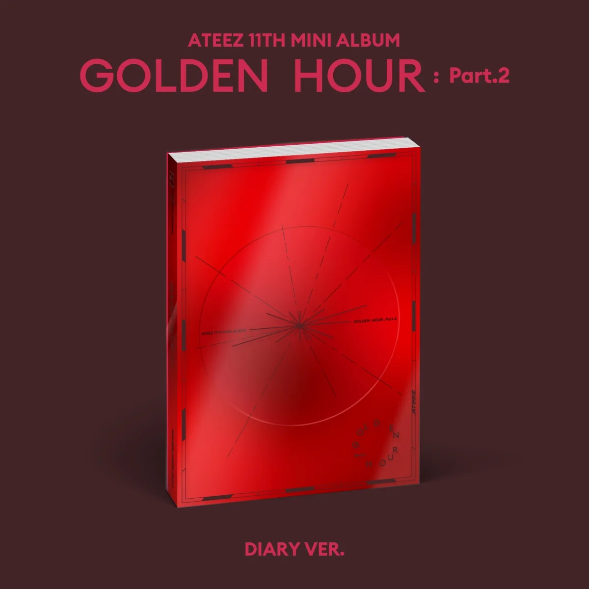 ATEEZ - GOLDEN HOUR : Part.2 (DIARY VERSION) (11th Mini Album)