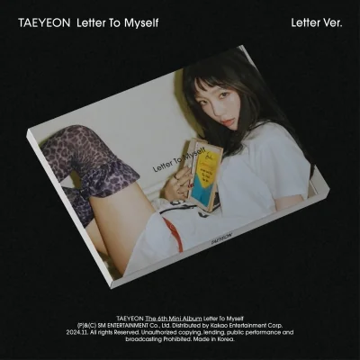 TAEYEON - Letter To Myself (Letter Version) (6th Mini Album)