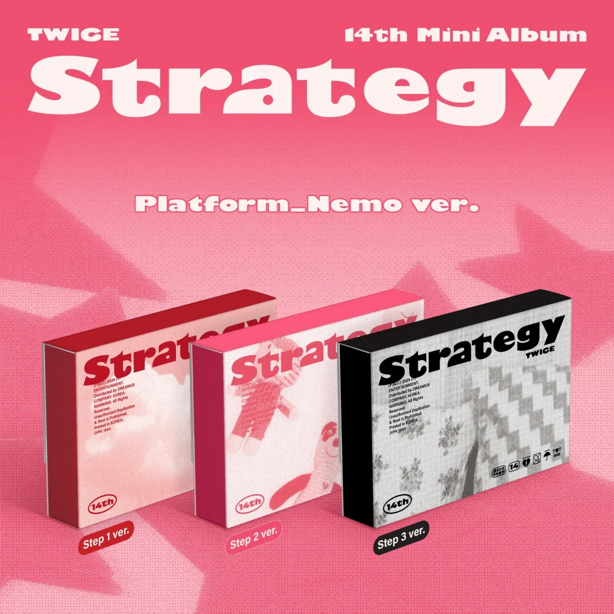 TWICE - STRATEGY (Platform Nemo Step 1 version) (14th Mini Album)