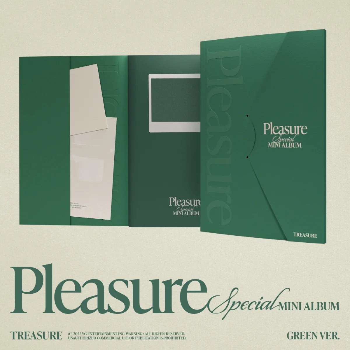 TREASURE - SPECIALMINI ALBUM - PLEASURE (GREEN VERSION)