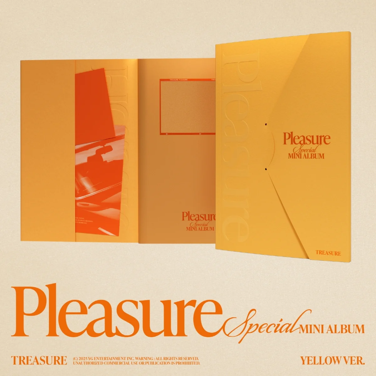 TREASURE - SPECIALMINI ALBUM PLEASURE (YELLOW VERSION)