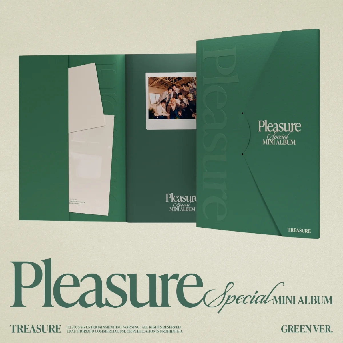 TREASURE - SPECIALMINI ALBUM PLEASURE (GREEN VERSION)