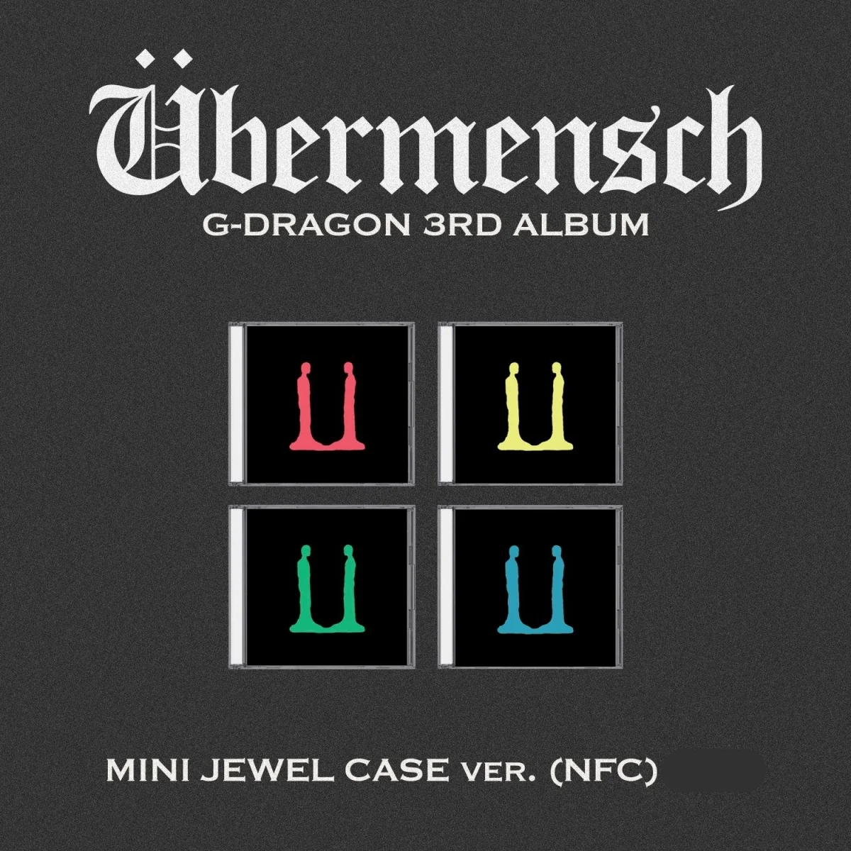 G-DRAGON - Übermensch (MINI JEWEL NFC version) (3rd Album)