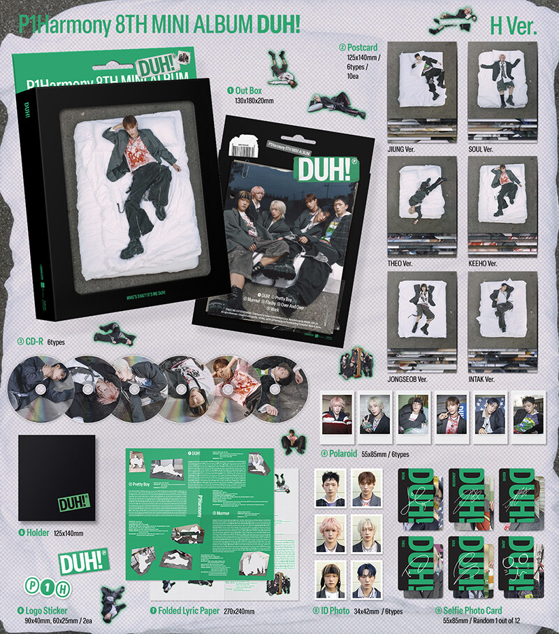 P1Harmony - DUH! (Compact version) (8th Mini Album) 2 P1Harmony DUH Compact version 8th Mini Album
